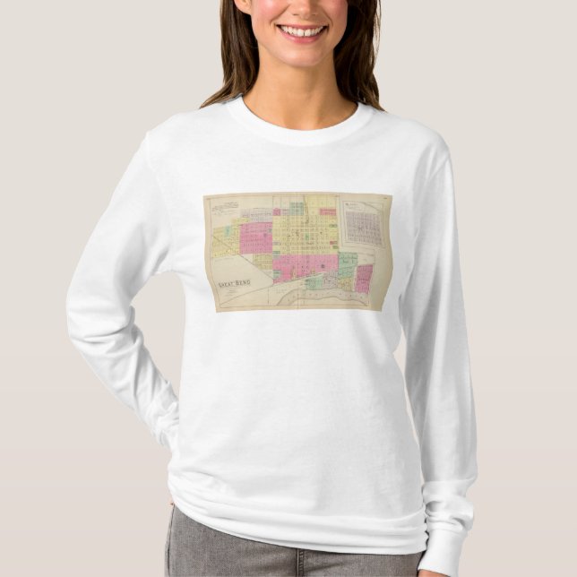 Great Bend, Albert, Kansas T-Shirt (Front)