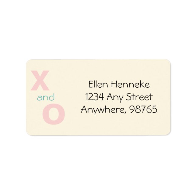 Great Big Hug and Kiss Label (Front)