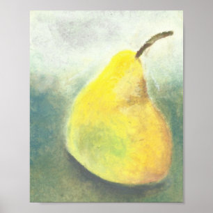 Great Big Yellow Pear Poster