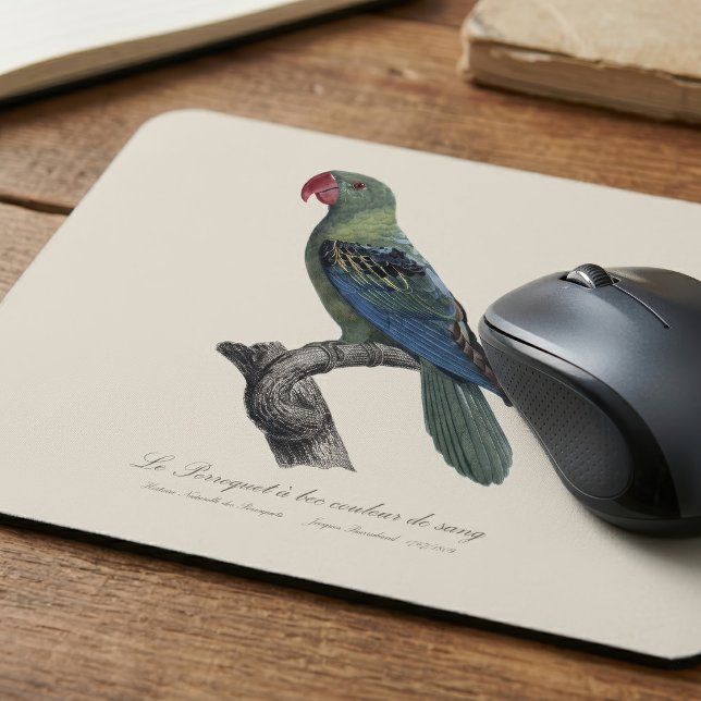 Great-Billed Parrot, Tanygnathus Megalorynchos Mouse Mat (Great-Billed Parrot, Tanygnathus Megalorynchos. Mouse Pad)