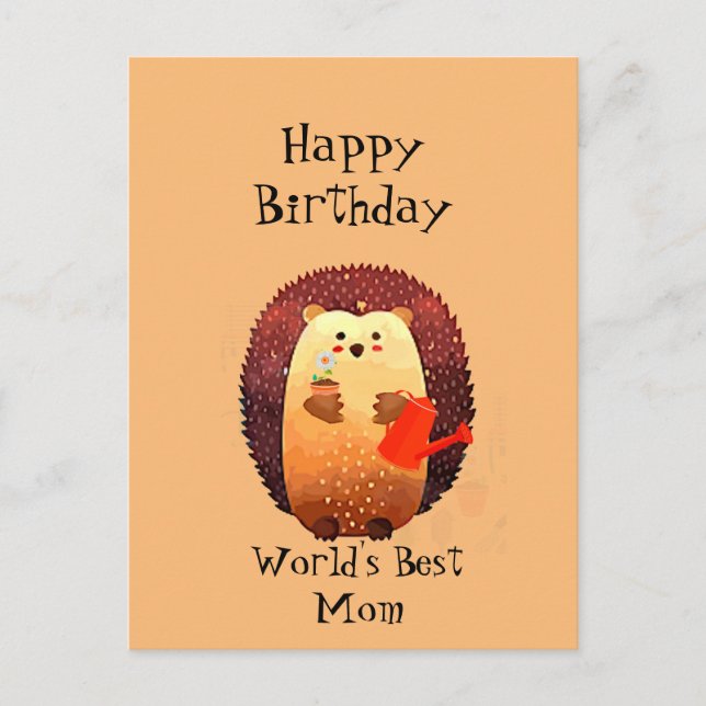 Great Birthday Card for the Mum Mother who loves t (Front)