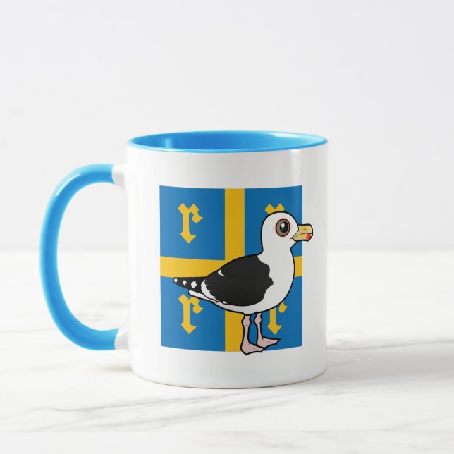Great Black-backed Gull of Rauma Finland Mug (Left)