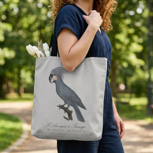 Great Black Palm Cockatoo, Probosciger aterrimus Tote Bag