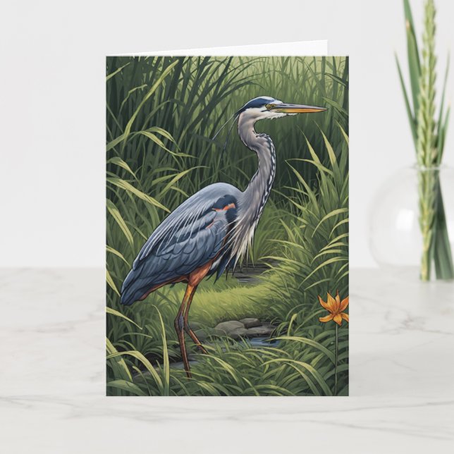 Great Blue Card (Front)