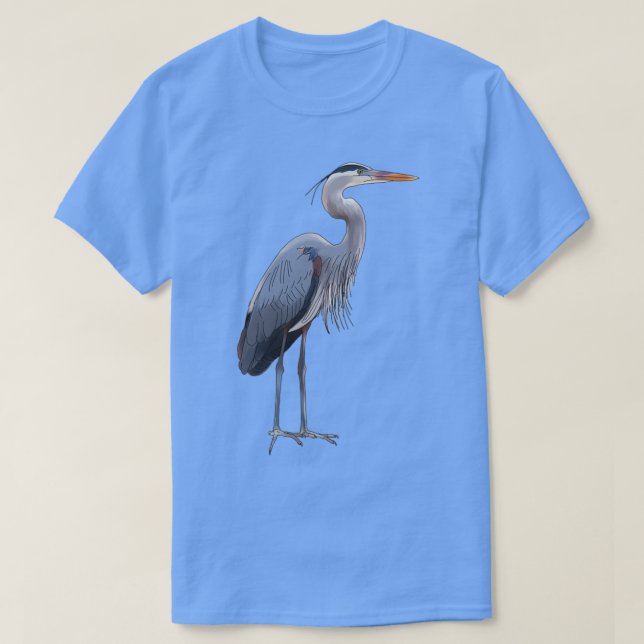 Great Blue Heron 1 T-Shirt (Design Front)