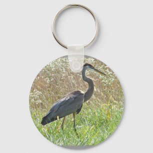 Great Blue Heron - Ardea herodias Key Ring