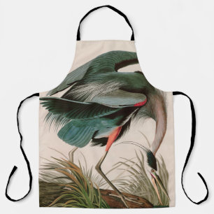 Great Blue Heron Birds of America Audubon Print Apron