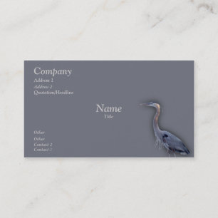 Great Blue Heron Business Card