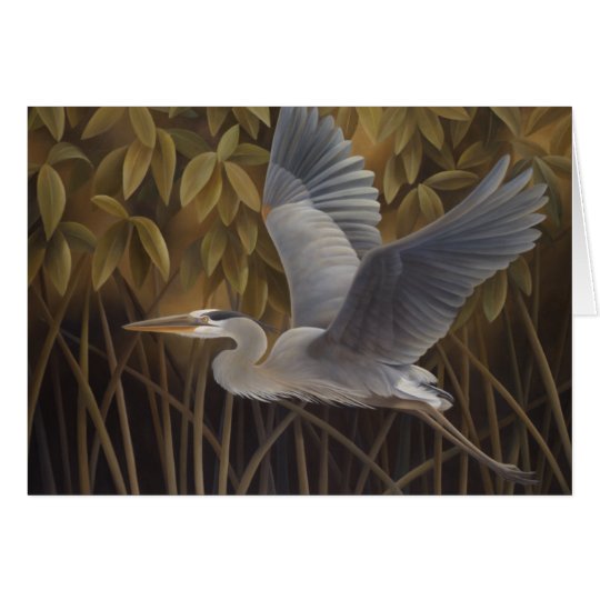 Great Blue Heron Card