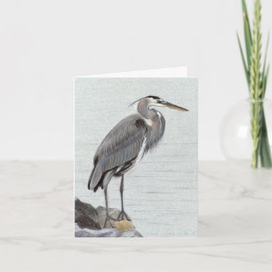 Great Blue Heron Card