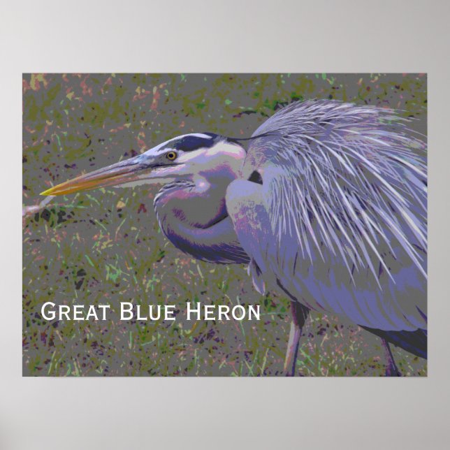 Great Blue Heron Challenge Poster (Front)