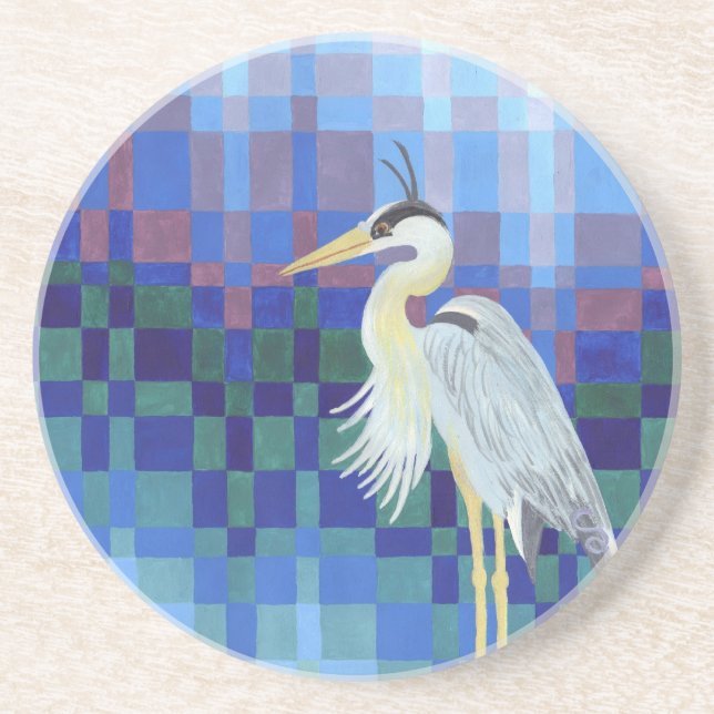 Great Blue Heron Coaster (Front)