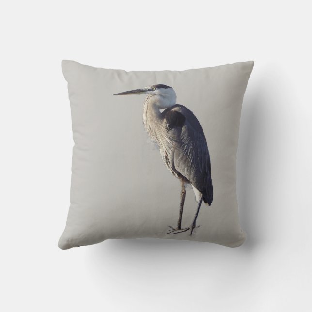 Great Blue Heron Cushion (Back)
