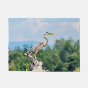Great Blue Heron Doormat