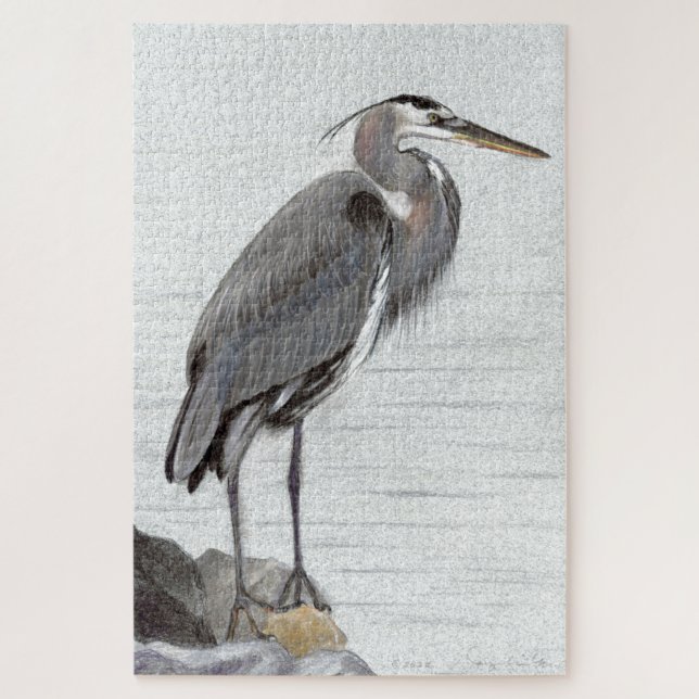 Great Blue Heron Jigsaw Puzzle (Vertical)