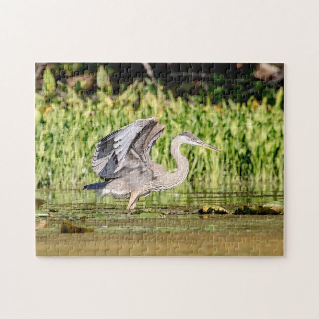 Great Blue Heron Jigsaw Puzzle (Horizontal)