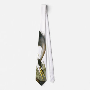 Great Blue Heron, John James Audubon Fine Tie