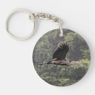 Great Blue Heron Key Ring