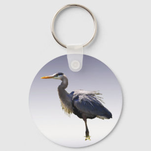 Great Blue Heron Key Ring