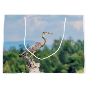 Great Blue Heron Large Gift Bag
