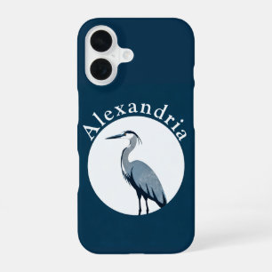 Great Blue Heron Logo iPhone 16 Case
