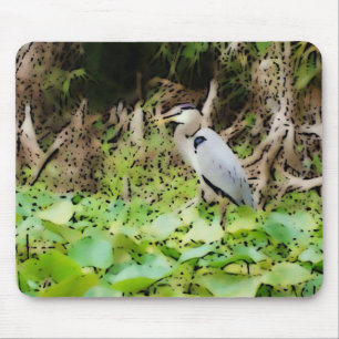 Great Blue Heron Mouse Mat