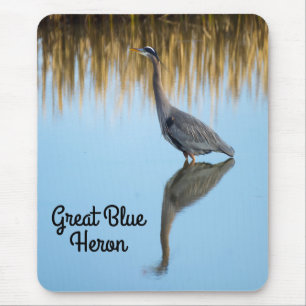 Great Blue Heron Mouse Mat