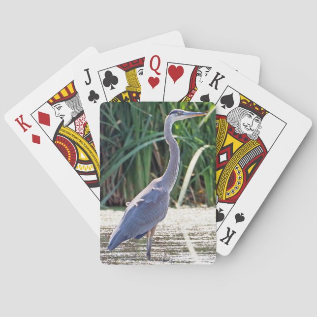 Great Blue Heron Playing Cards (Back)