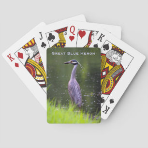 Great Blue Heron Playing Cards
