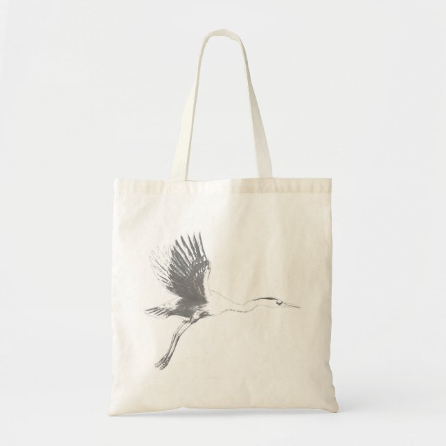 Great Blue Heron Sketch Bag (Front)