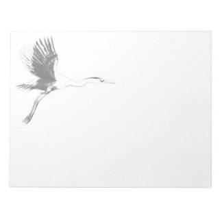 Great Blue Heron Sketch Notepad