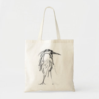Great Blue Heron Sketch Tote Bag