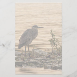 Great Blue Heron Stationery