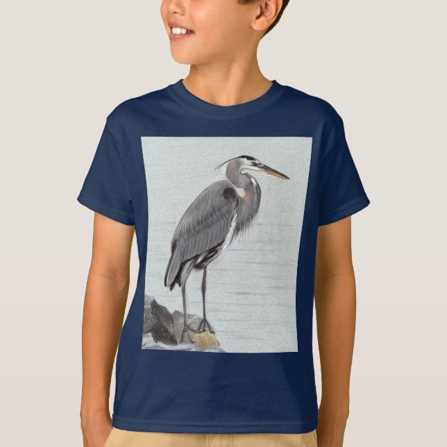 Great Blue Heron T-Shirt (Front)