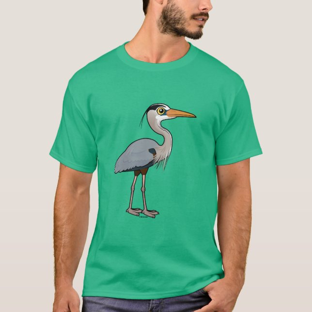 Great Blue Heron T-Shirt (Front)