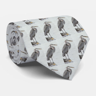 Great Blue Heron Tie