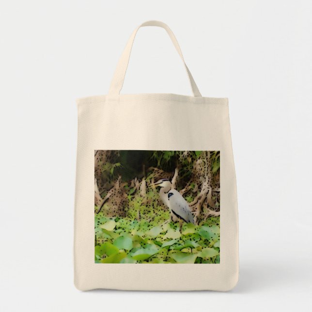 Great Blue Heron Tote Bag (Front)