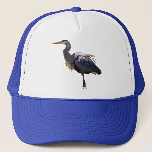 Great Blue Heron Trucker Hat (Front)