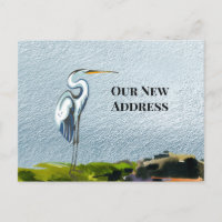 Great Blue Heron Waterfront New Address