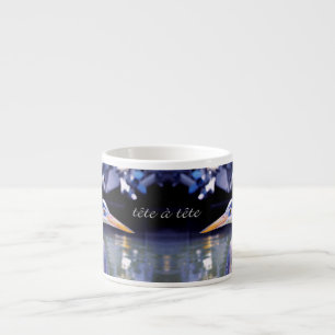 Great Blue Herons tête à tête Espresso Cup