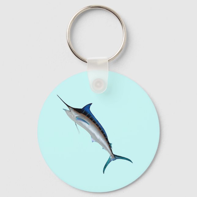 Great Blue Marlin Key Ring (Front)