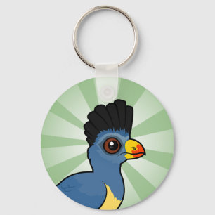 Great Blue Turaco Key Ring