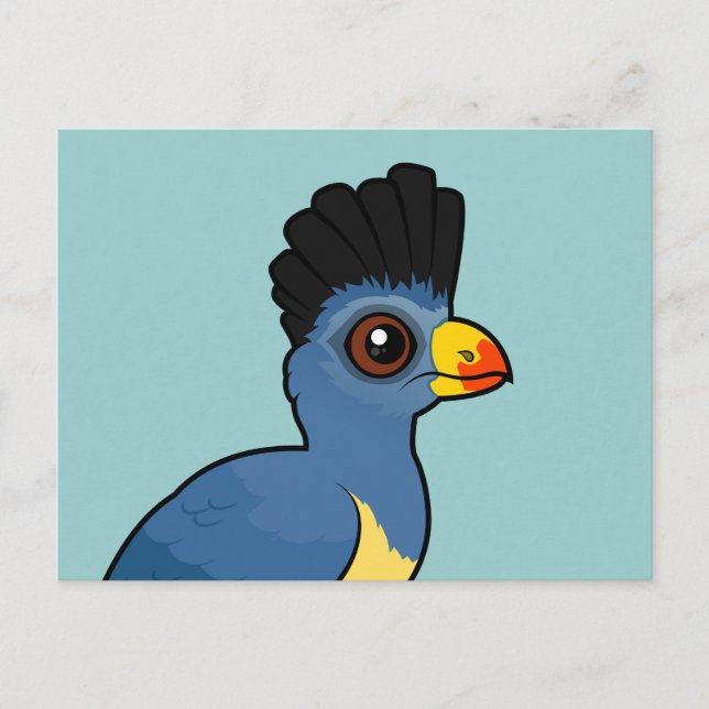 Great Blue Turaco Postcard (Front)