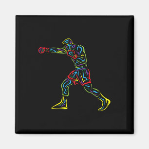 Great Boxer Outfit Boxing Sports Graphic Boxing Lo Magnet