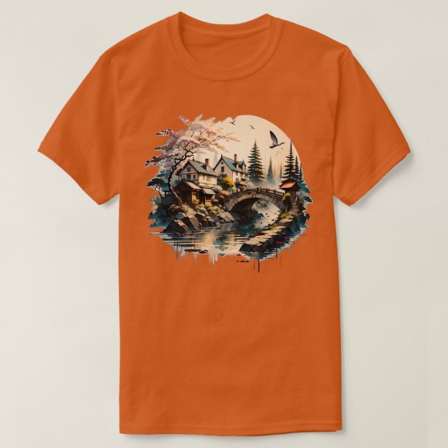 Great bridge ink style T-Shirt (Design Front)
