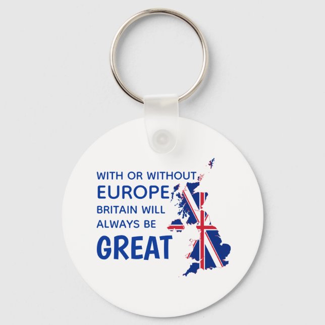 GREAT BRITAIN BREXIT EUROPE KEY RING (Front)