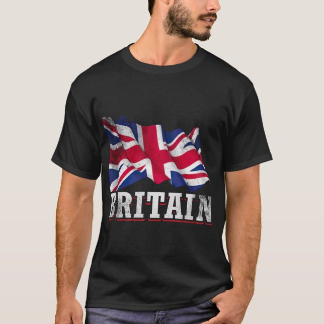 Great Britain British Flag T-Shirt (Front)