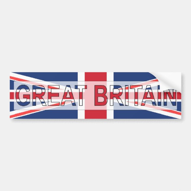 Great Britain Bumper Sticker (Front)