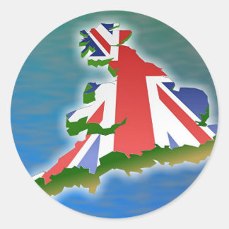 Great Britain Classic Round Sticker