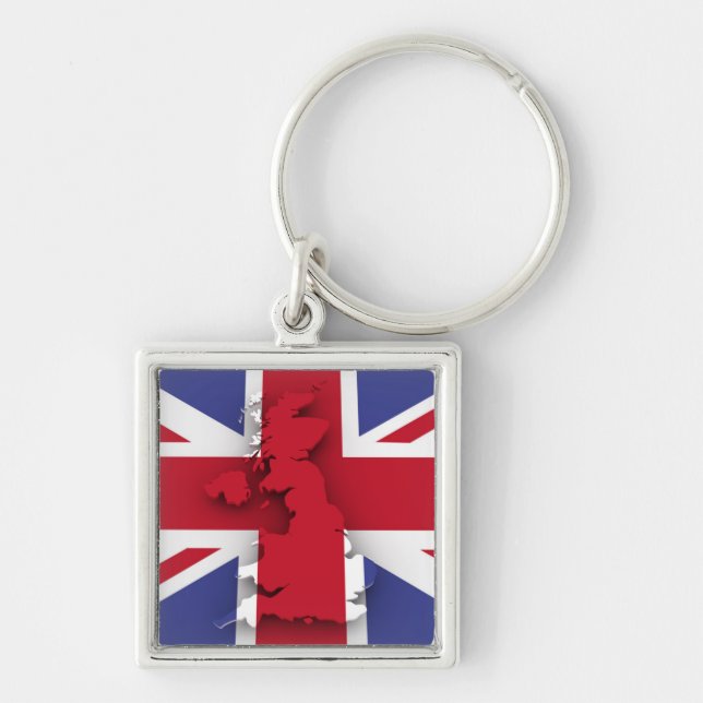 Great Britain country Key Ring (Front)